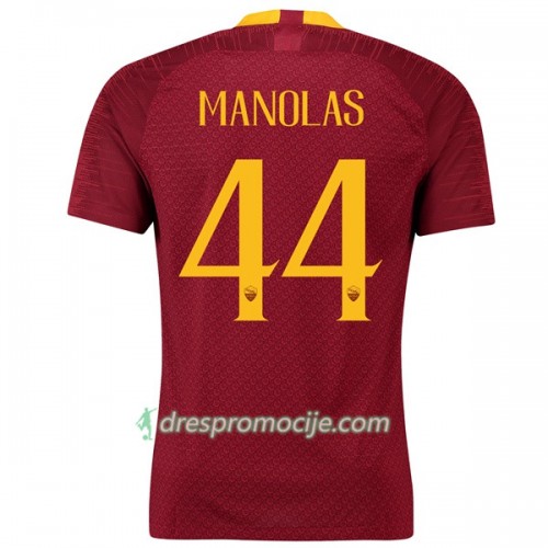 AS Roma Dres Manolas 44 Domaći 2018/19 Kratkih Rukava AS Roma Dres Manolas 44 Domaći 2018/19 Kratkih Rukava